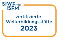 Logo SIWF-FMH zertifizierte Weiterbildungsstätte